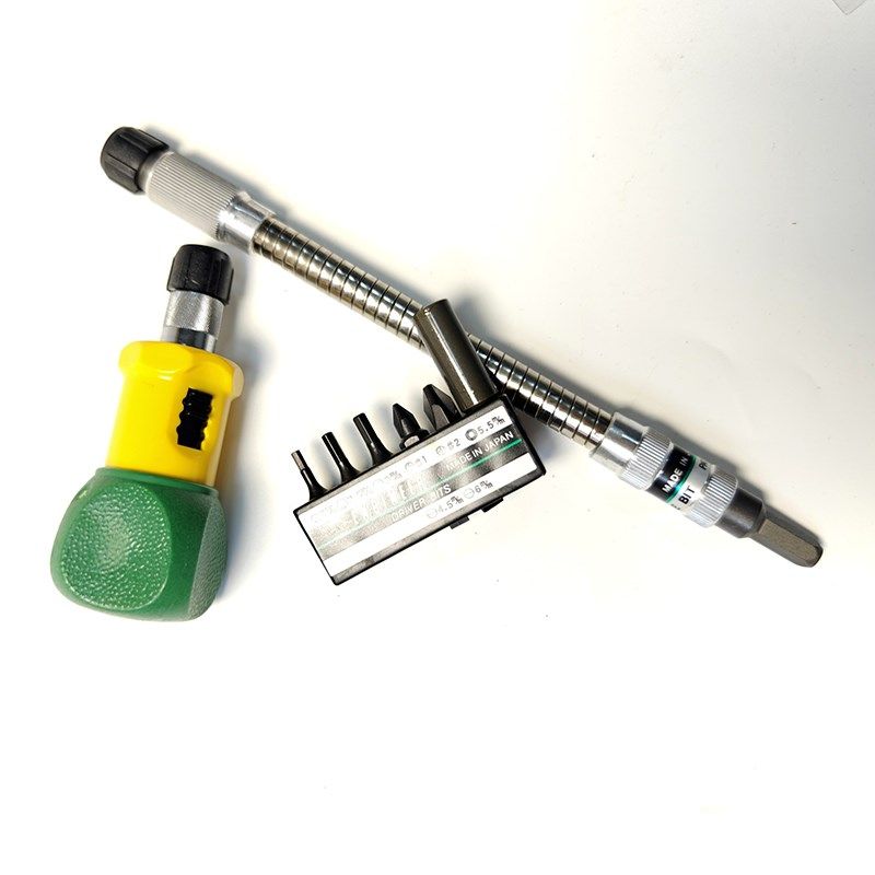 engineer日本工程师软轴弯曲正反转棘轮螺丝刀DR-03 08 带批头