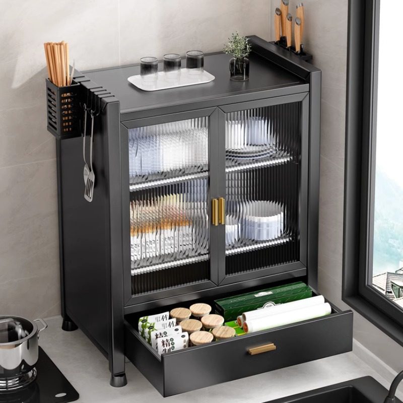 碗柜家用厨房置物架小型台面放碗柜微波炉收纳柜简易碗碟沥水架,橡塑材料及制品,塑料盒/塑料箱/塑料柜,淘宝优惠券,粉丝福利购,淘宝优惠卷
