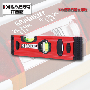 以色列kapro开普路水平尺测量工具迷你水平尺779方管水平尺