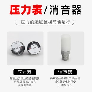 SMC型VBA10A 02气动增压阀气缸增压器vba20A气压气体增压泵储气罐