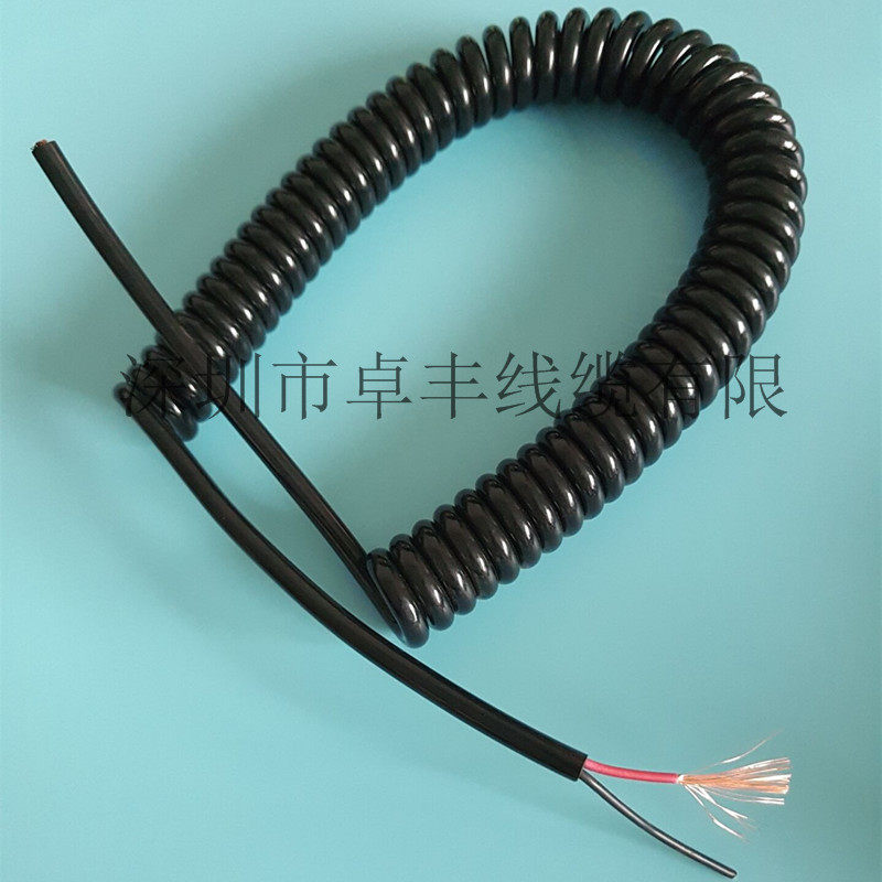 2芯弹簧线 3芯弹簧电线 4芯伸缩线 5芯弹弓线 6芯0.75平方曲线