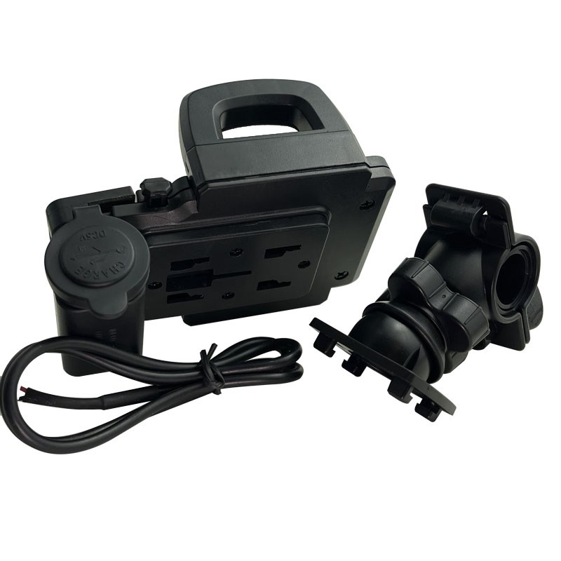 摩托车手a机导航支架手机USB充电器2A外卖电动车手机支架快充USB