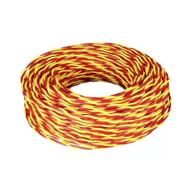 国标电线花线2芯1.5/2.5平方广告LED灯座监控线电动自行车充电线