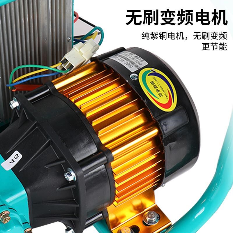 变频遥控电动车高压三缸柱塞泵打药机农用果树48V60V72V220喷雾器