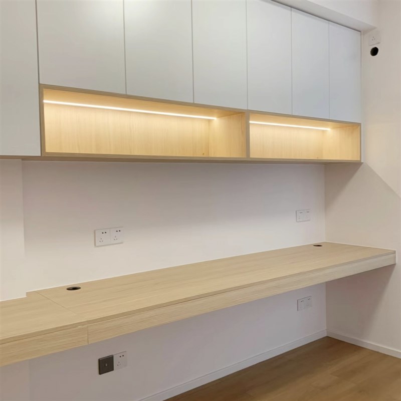 悬浮书桌钢架安装方案铁架定制镀锌管不锈钢吧台台面柜承重支撑架