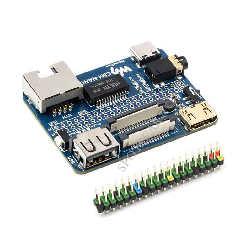 树莓派CM4h计算模块底板 多种接口扩展板 仅CM4大小