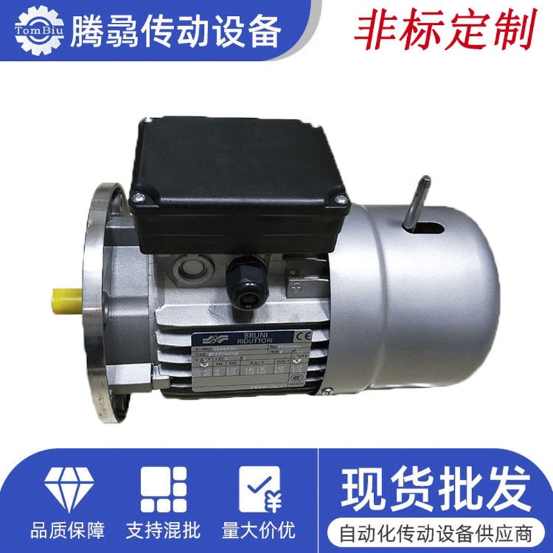 BRUNI直流刹车电机0.18-5.5KW非标定制 通电刹车 断电刹车马达