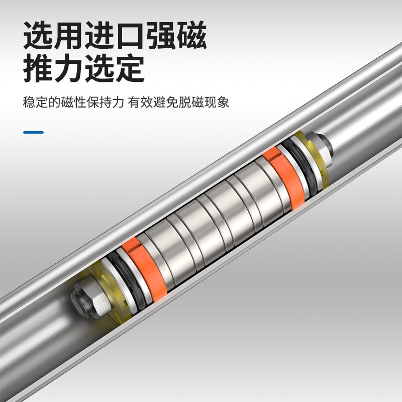 CY1B无杆气缸气动磁偶式CY3B10/20/32/25/40*500LB小型长行程RMS