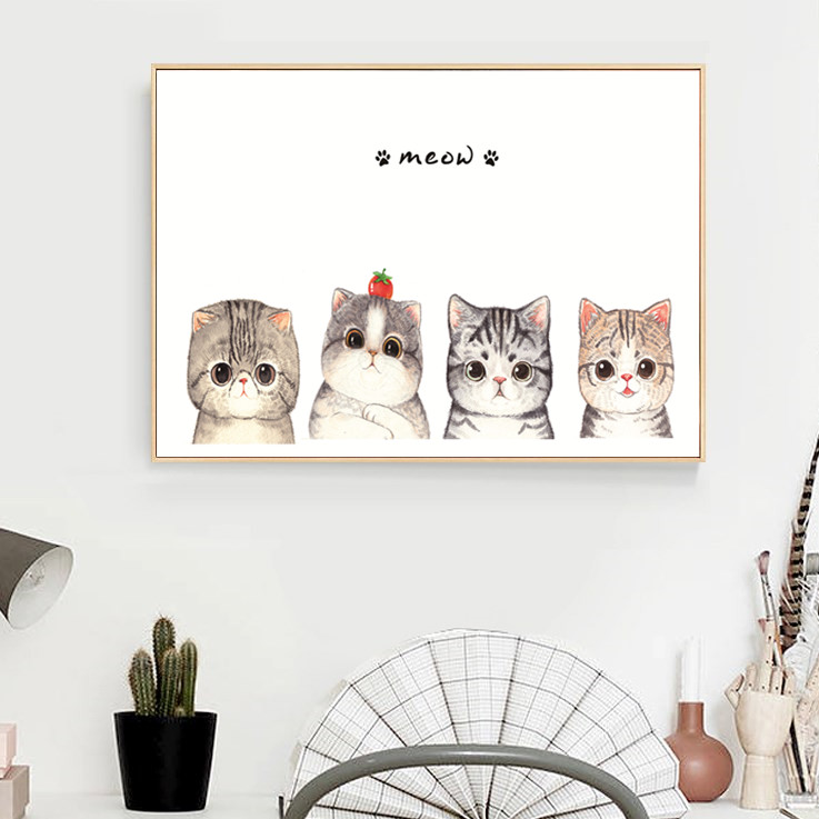 免打孔简约电表箱装饰画遮挡开关电闸盒配电箱客厅餐厅挂画无框画图片