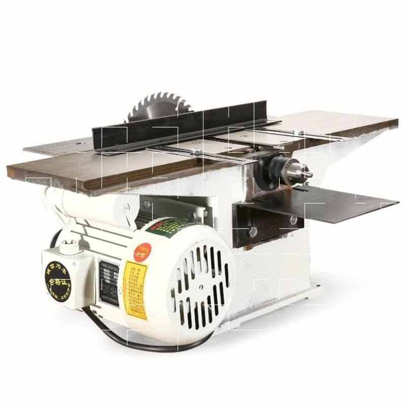 新款多功能家用台式n木工机床电刨子平刨台锯电锯刨床三合一木工