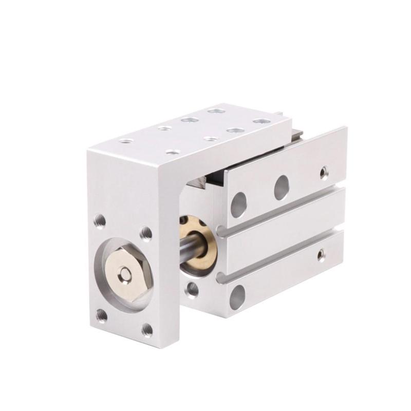 亚德客型气动元件侧轨型精密滑台气缸HLH6/10X10X15X20X30X40X50S