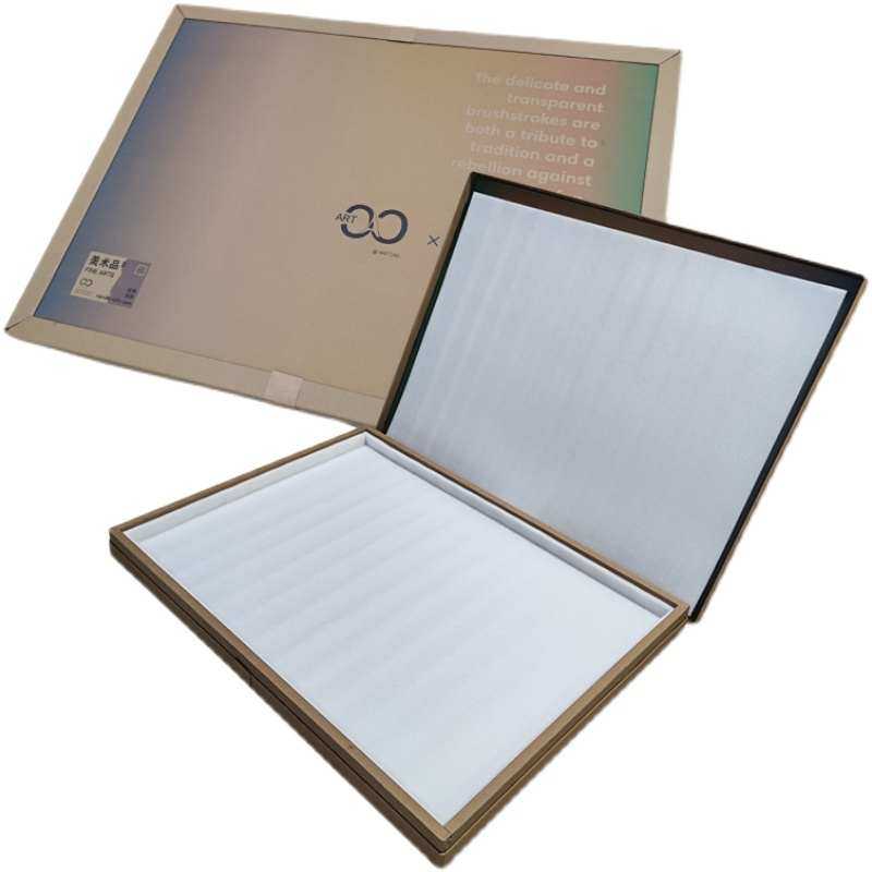 厂家定做天地盖瓦楞纸盒 油画相框画框婚纱照快递物流纸箱包装盒