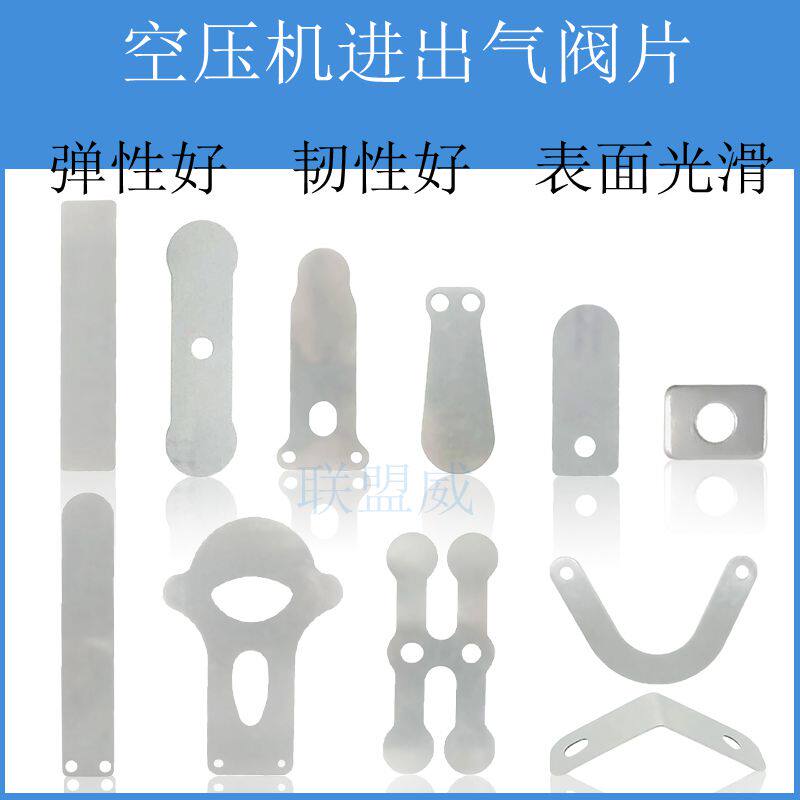 空压机阀片小型有油气泵静音无油机进出气阀片奥突斯不锈钢铁片垫