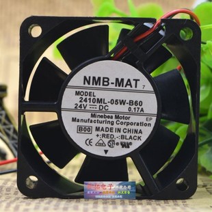 美培亚NMB6025变频器轴流散热风机风扇24v B60全新原装 2410ML 05W