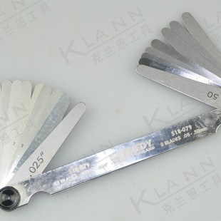 0790K 518 克伦威尔量具 KEN 英国KENNEDY公英制两用塞尺18件套