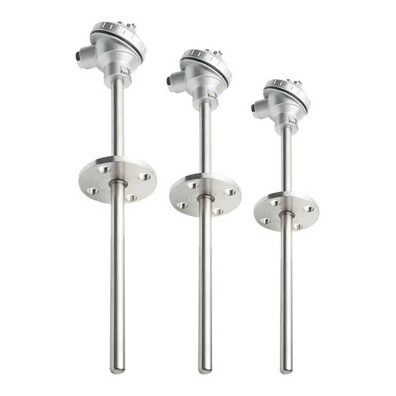 wzpk438 法兰式热电阻 wzpk2-438 pt100 L=8*450mm 0-500 DN25