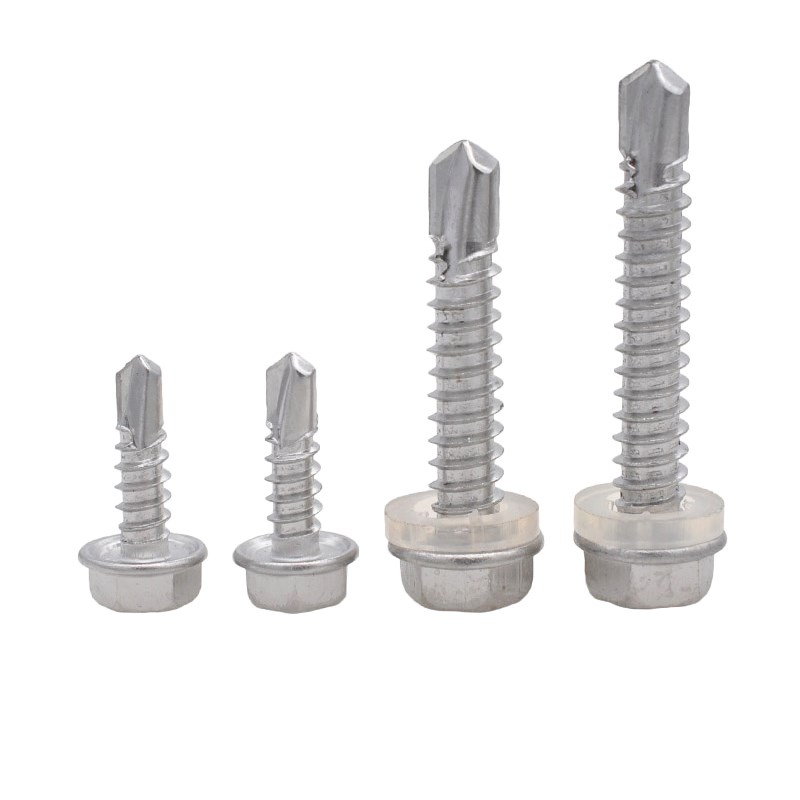 【4.2-6.3】410不锈钢钻尾钉六角钻尾丝自钻自攻彩钢瓦钉燕尾螺丝