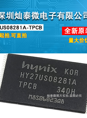 HY27US08281A-TPCB HY27US08281 TSOP48 容量16MB FLASH 可直拍