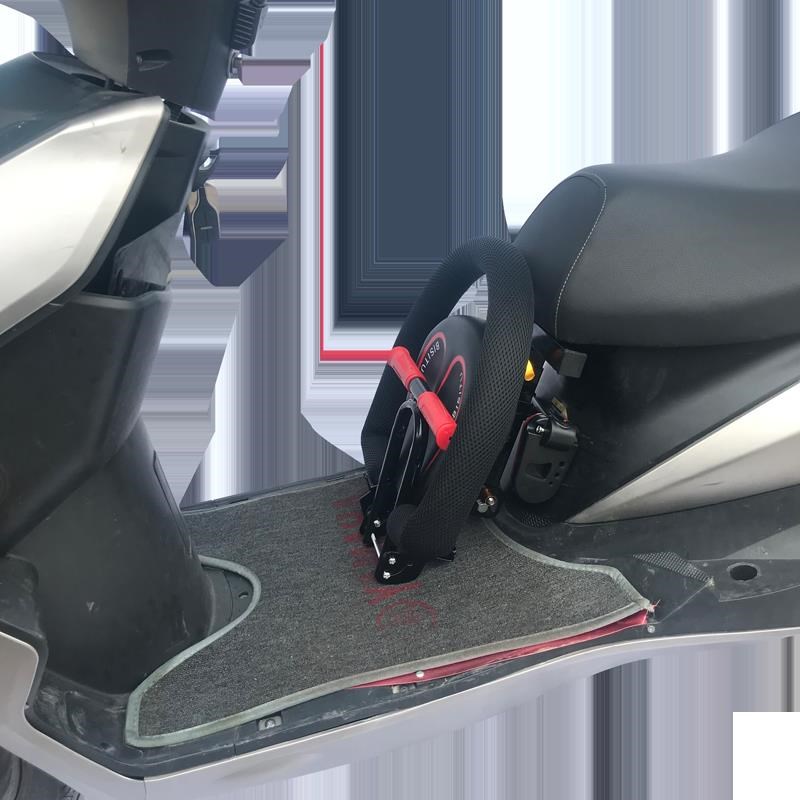 适用电动摩托车儿童车座可折w叠踏板车座椅前置小龟车电摩的儿童