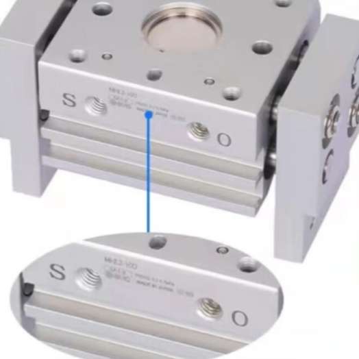 MHL2-10D16D20D25D32D40D/D1/D2宽阔型加长气动爪手指气缸MHL2-10