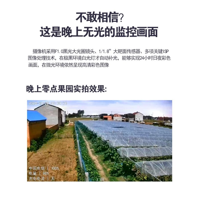 捷高4G球机插卡无线摄像头无网络全景免流量手机远程太阳能监控器