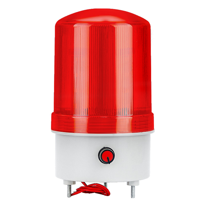 LED声音可调节NY-90J声光报警器闪烁灯音量可控警示爆闪灯24/220V