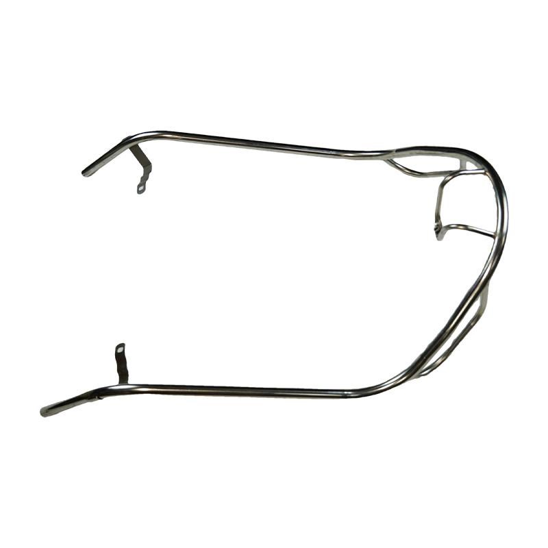 适用宇钻保险杠踏板摩托车HJ125T-10A-H10C-10F排气管后护架护栏