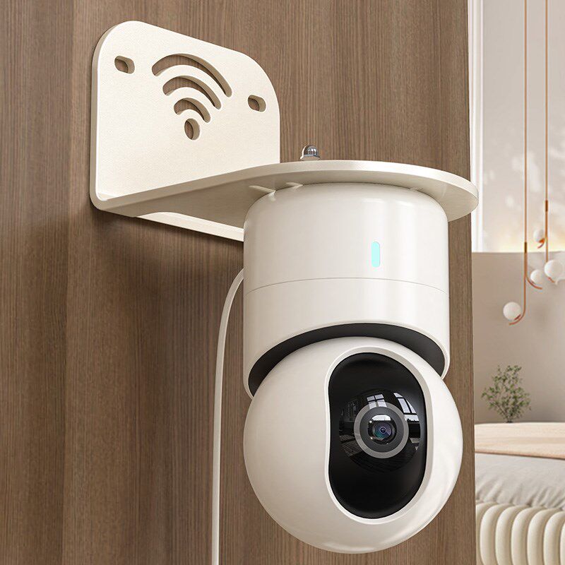 摄像头支架室内免打孔监控家用墙上室外壁挂置物架路由器放置架子