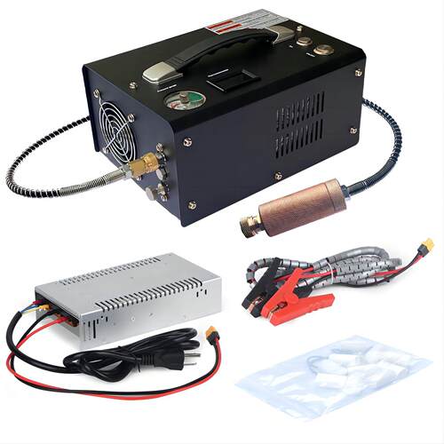 热销220V12V车载高压打气泵30mpa电动打气机压缩机便携自动停机
