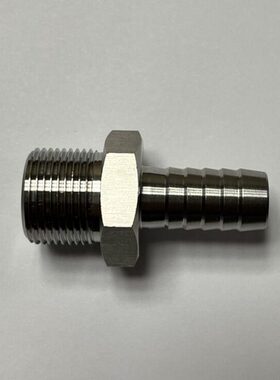 M22x1.5-14mm  不锈钢外丝宝塔接头 外螺纹M22x1.5 宝塔外径14mm