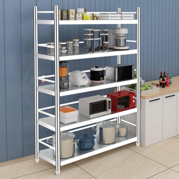 厨房不锈钢置物架落地多层烤箱储物架锅架收纳架多功能微波炉架子,厨房/烹饪用具,微波炉置物架,淘宝优惠券,粉丝福利购,淘宝优惠卷