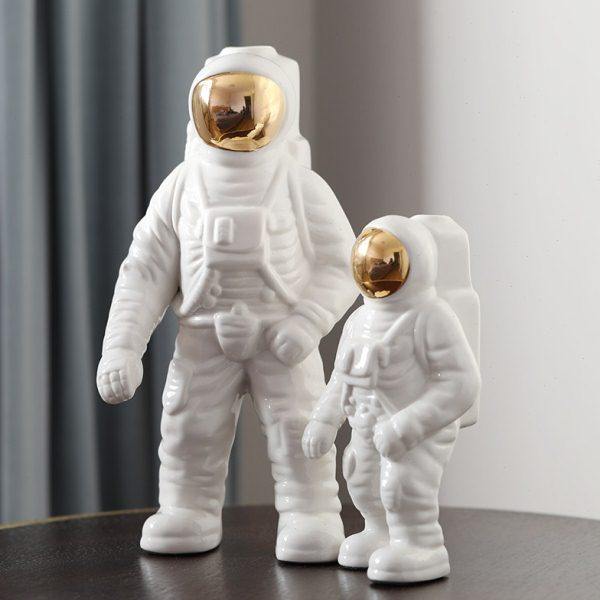 宇航员陶瓷花瓶摆件客厅插花北欧创意简约干花鲜花水养花瓶现代,家居饰品,花瓶,淘宝优惠券,粉丝福利购,淘宝优惠卷