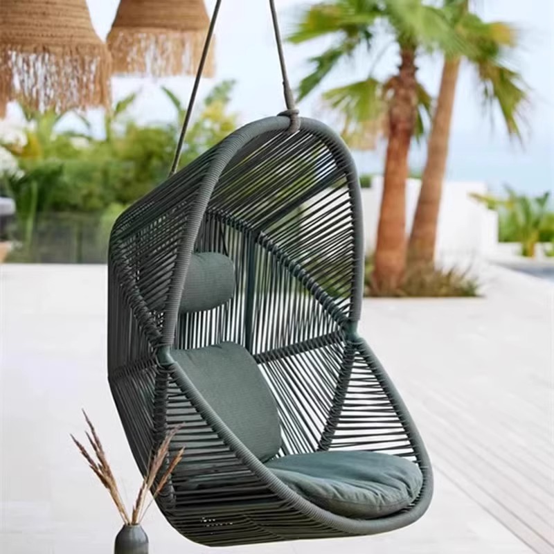 户外秋千吊椅摇椅室内秋千懒人椅庭院花园摇椅躺椅吊篮椅单人家具