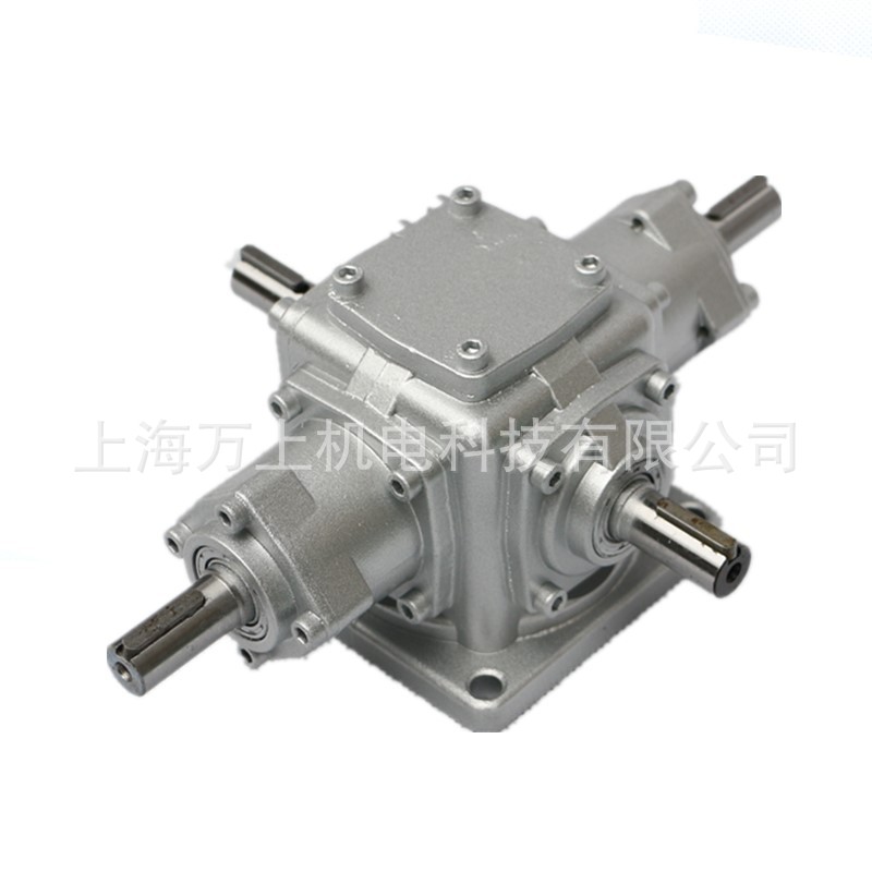 T2-1:2-1L电机卧式小型转向器齿轮箱减速机三环式双面配电机T4-1D