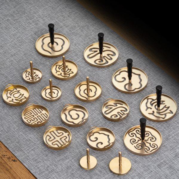 黄铜打香篆工具香道用品香印香铲香勺熏香粉拓香灰灰压篆模香篆炉,家居饰品,香薰炉,淘宝优惠券,粉丝福利购,淘宝优惠卷