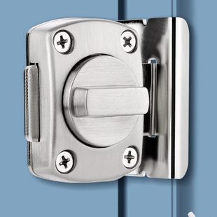 门锁式插销门扣门闩简易门防盗卧室门锁锁扣反锁神器门栓卫生间