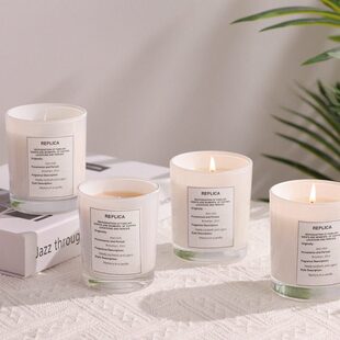 现货香薰蜡烛批马某拉高级居家淡香空气清新香熏卧室香氛蜡烛