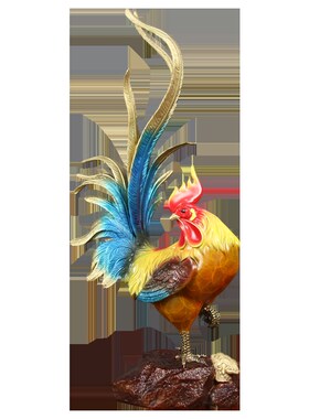 铜鸡摆件金鸡报喜家居客厅铜工艺品大吉大利公鸡十二生肖吉祥物