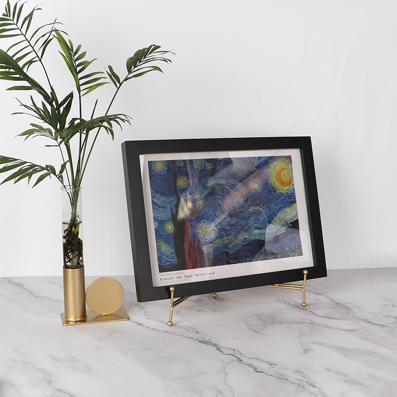 装饰摆件陶瓷盘子支架碟子展示架钟表托架挂盘相框盘托铁艺小架子