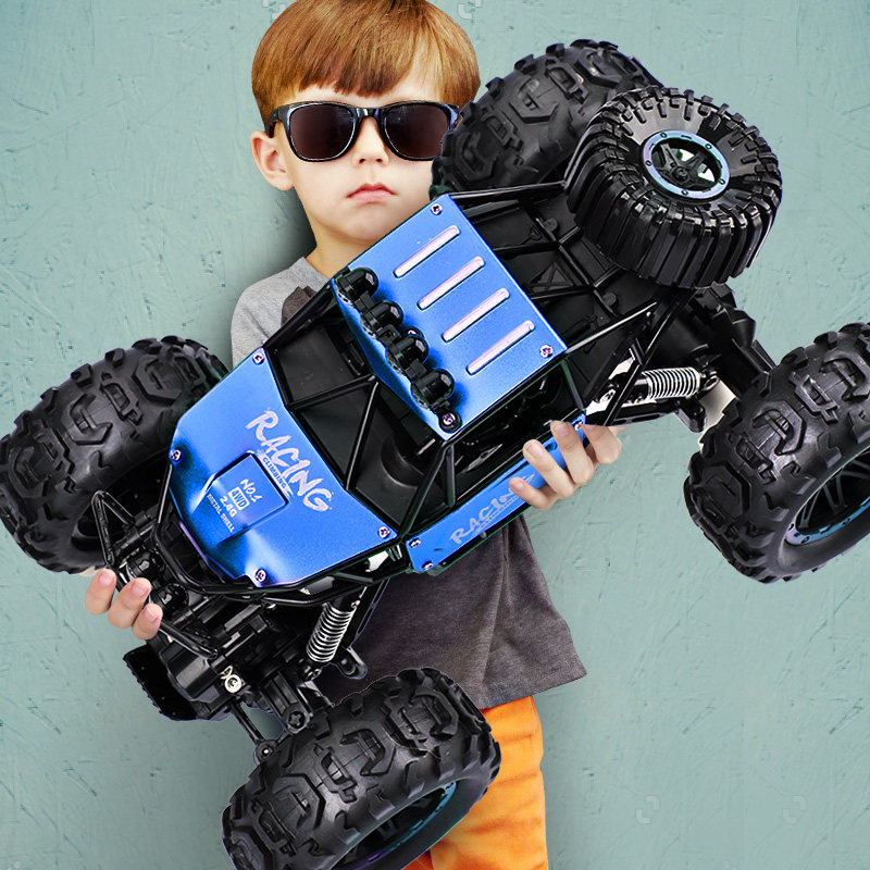 超大号合金越野车儿童高速四驱手势攀爬车充电动遥控汽车玩具男孩