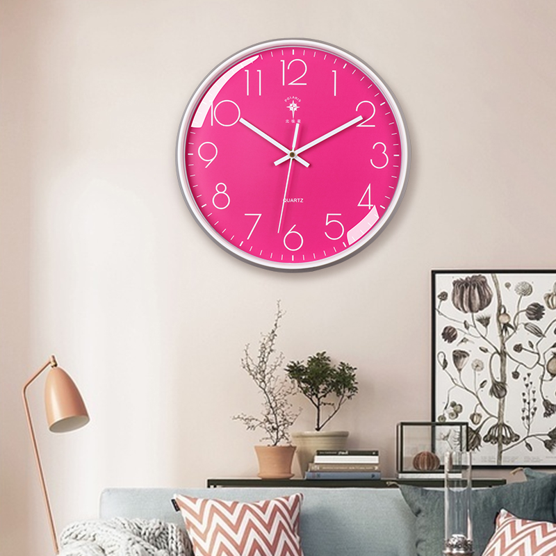 北极星挂钟客厅家用钟表轻奢时尚时钟静音石英钟卧室挂墙挂表新款