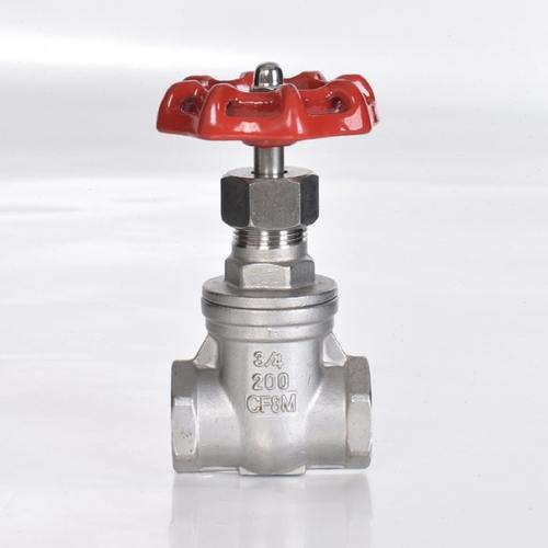 304不锈钢闸阀丝扣闸阀内螺纹自来水开关DN15 20 25 32 40 50 80