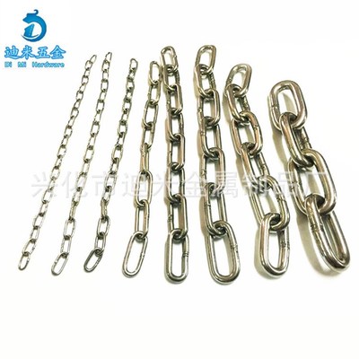 304不锈钢短环链条麒麟鞭专用钢鞭链手拉链条起重鞭高强度