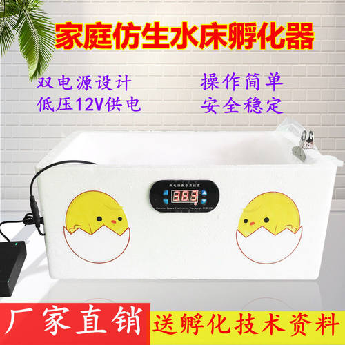 水床孵化器12V双电源家用型恒温孵化机鸡鸭鹅孔雀鹌鹑小型孵化箱