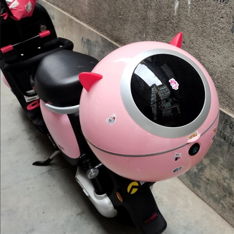 适用雅迪绽放60-H/70-H/80-H电F动车尾箱后备箱可爱加厚车尾架货