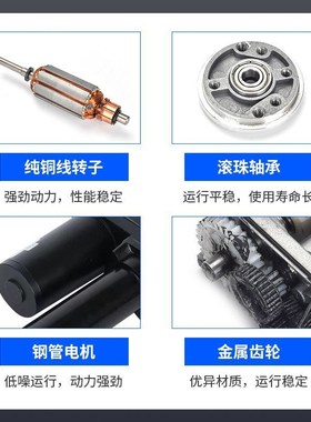 工业推杆按摩椅升降器电动推杆 SM64STG-JQ10000N大推力电动推杆