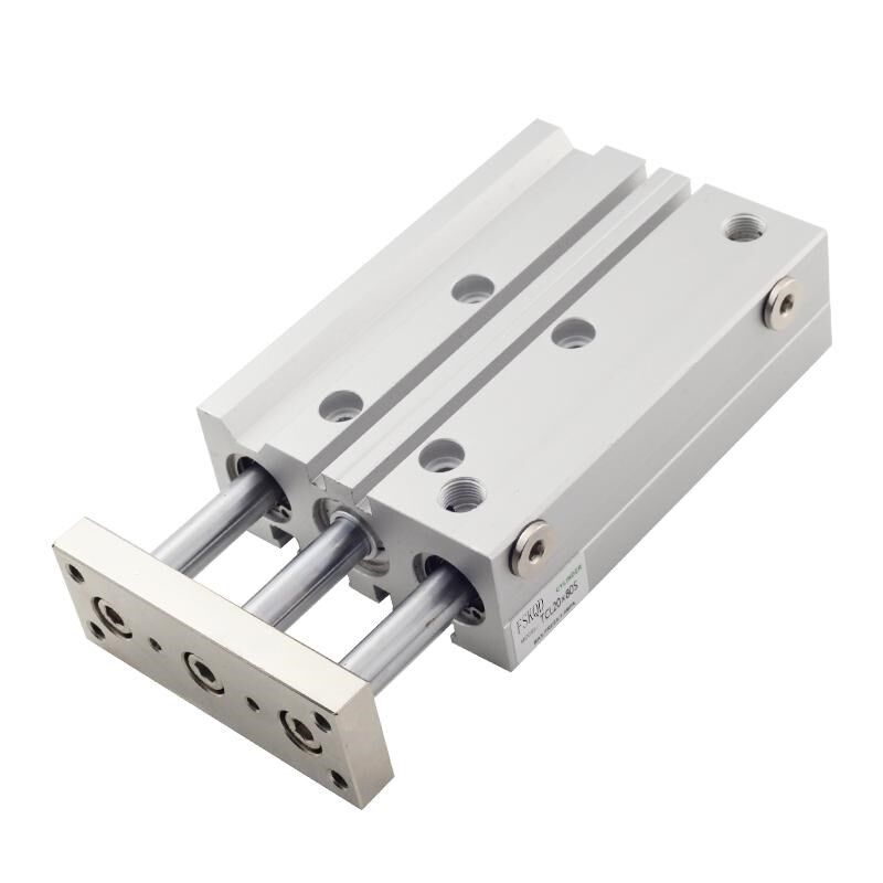 亚德客型三轴三杆带导杆气缸大推力TCL12/16/20/25/32/40/50/63-S