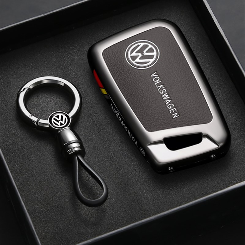 大众ID3钥匙套id4x汽车iwd6xid7高尔夫揽巡揽境途观L车包壳扣