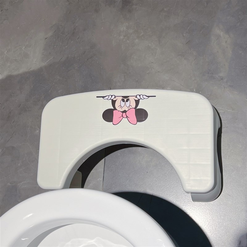 米奇马桶凳脚凳卫生间儿童垫高凳加厚防滑成人蹲坑神器助便踩脚凳