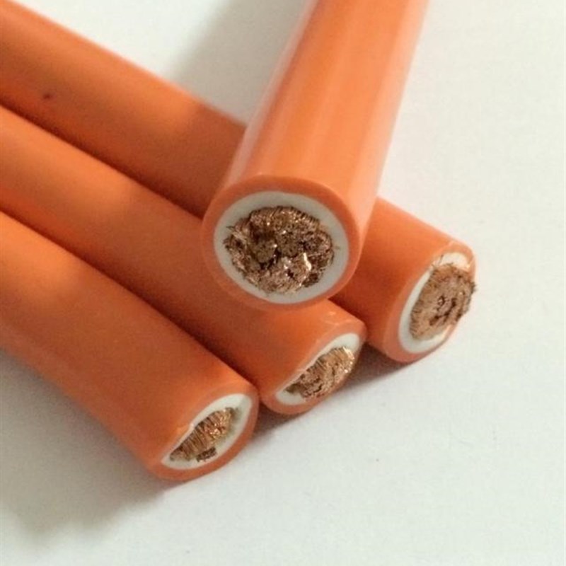 RVV-120平方橙色双层火牛连接线,电镀火牛线,阴极电缆线火流线